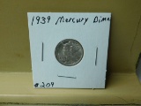 1939 MERCURY DIME BU