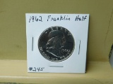 1962 FRANKLIN HALF BU FBL (TOUGH DATE IN FBL)