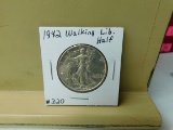 1942 WALKING LIBERTY HALF BU