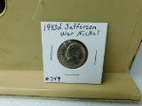 1943D JEFFERSON WAR NICKEL BU