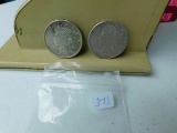 1922S,24, PEACE DOLLARS (2-COINS)