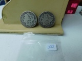 1892O,96O, MORGAN DOLLARS (2-COINS)