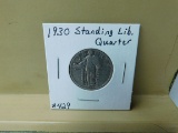 1930 STANDING LIBERTY QUARTER VF+