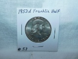 1953D FRANKLIN HALF BU FBL