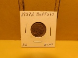 1938D BUFFALO NICKEL AU