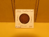 1902 INDIAN HEAD CENT AU