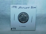 1941 MERCURY DIME UNC