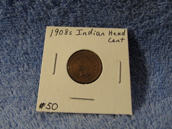 1908S INDIAN HEAD CENT XF