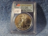 2011 SILVER EAGLE PCGS MS70 FIRST STRIKE