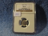 1944S MERCURY DIME NGC MS66