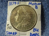 1879S MORGAN DOLLAR (SHARP) BU PL