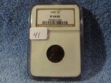 1940 LINCOLN CENT NGC PF64 RB