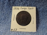 1826 LARGE CENT AU