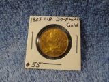 1935L-B SWITZERLAND 20-FRANCS GOLD PIECE BU