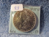 1895O MORGAN DOLLAR AU+ RARE