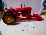 1/8 S. MASSEY HARRIS 44 WITH FRONT END LOADER VERY RARE WOW