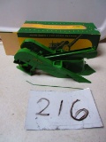 JOHN DEERE CORN PICKER NEW IN BOX 1950S JOHN DEERE LOADER 1950S N.I.B.