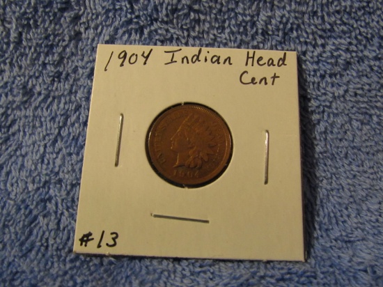 1904 INDIAN HEAD CENT BU