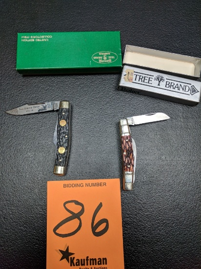 (2) Boker Pocket Knives - Tree Brand - 70113 & 6066LTD