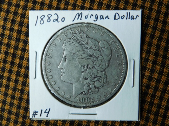 1882O MORGAN DOLLAR F