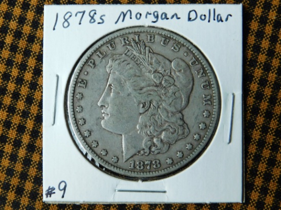 1878S MORGAN DOLLAR VF