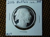 2016 BUFFALO 1-OZ. .999 SILVER ROUND