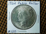 1922 PEACE DOLLAR BU