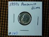 1950S ROOSEVELT DIME BU