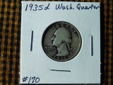 1935D WASHINGTON QUARTER F