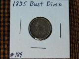 1835 BUST DIME (DAMAGED)