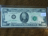 1969 $20. FEDERAL RESERVE STAR NOTE VF