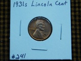 1931S LINCOLN CENT (KEY DATE) BU-RED