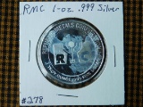 RMC 1-OZ. .999 SILVER ROUND PF