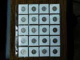 20 DIFFERENT WASHINGTON QUARTERS 1937S-45S G-XF