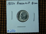 1950S ROOSEVELT DIME BU