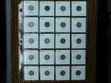 20 DIFFERENT BARBER DIMES 1892-1907 AG-XF