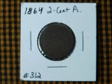 1864 2-CENT PIECE G