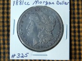1881CC MORGAN DOLLAR (TOUGH DATE) VF