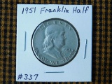 1951 FRANKLIN HALF XF