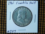 1961 FRANKLIN HALF UNC