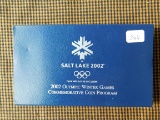 2002 OLYMPIC SALT LAKE CITY SILVER DOLLAR BU