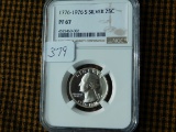 1976S SILVER WASHINGTON QUARTER NGC PF67