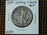 1939 WALKING LIBERTY HALF VF