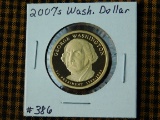 2007S WASHINGTON DOLLAR PF