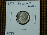 1951S ROOSEVELT DIME (SEMI KEY) UNC