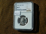 1965 SMS WASHINGTON QUARTER NGC MS67