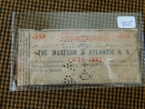 THE WESTERN & ATLANTIC RAILROAD 50-CENT NOTE F