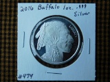 2016 BUFFALO 1-OZ. .999 SILVER ROUND