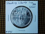 STANDING LIBERTY 1-OZ. .999 SILVER ROUND