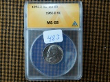 1950D JEFFERSON NICKEL ANACS MS65